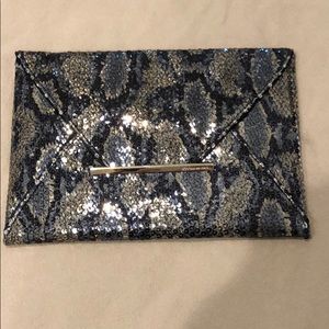 BCBG Max Azria clutch with dustbag
